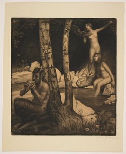 Fluting Faun by Georg Jahn